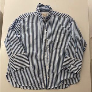 Sezane - Blue and White Striped Women’s Shirt